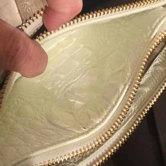 Brahmin Adjustable Crossbody Blue,  White, Reptile - Picture 15 of 16